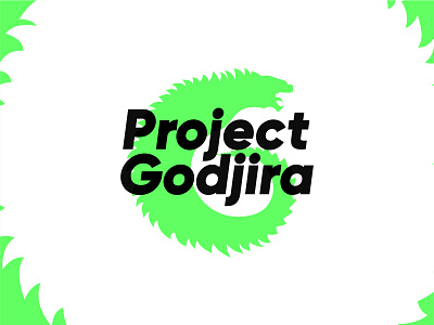 G is for Godzilla / Gojira / Godjira, logo design beast character digital art dino dinosaur g g logo g logo design godjira godzilla gojira japan japanese kaiju letter mark monogram logo logo design monster tokyo ゴジラ